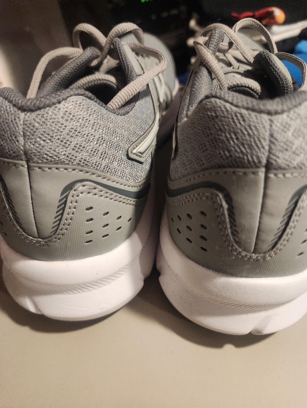 Asics Men's Jolt 2 Gray Mesh Athletic Sneakers - Picture 5 of 6